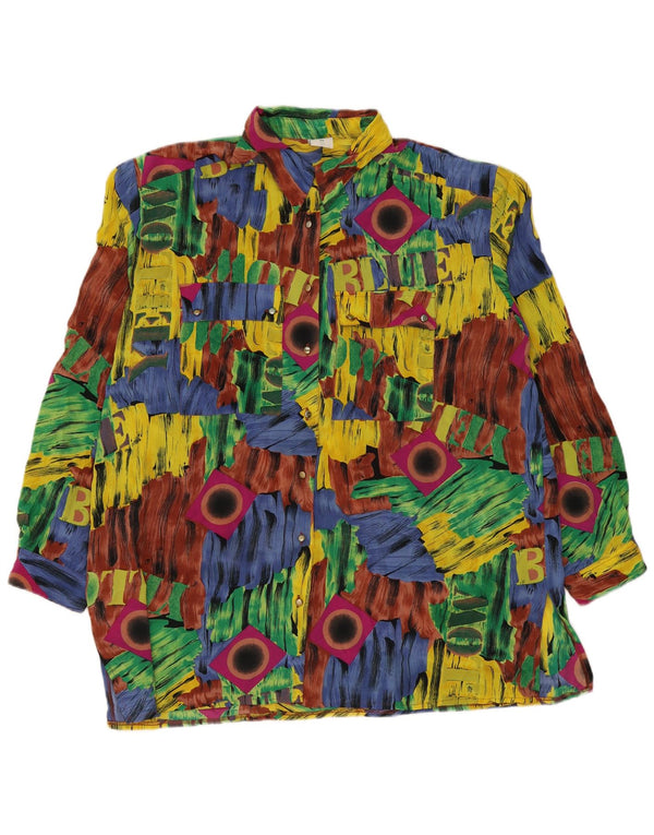 Damska bluzka koszulowa Canda z grafiką EU 48 2XL Wielobarwny patchwork