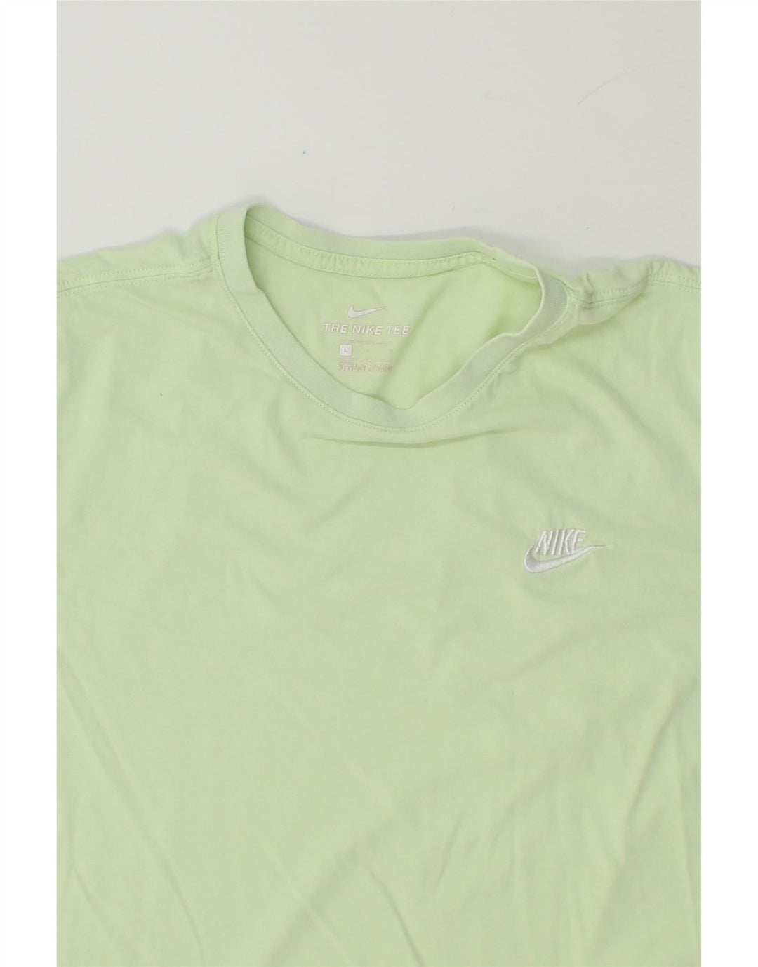 NIKE Mens T-Shirt Top Large Green Cotton Vintage Nike and Second-Hand Nike from Messina Hembry 