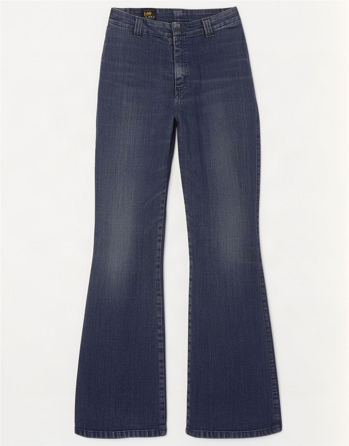 Damskie jeansy Lee Kiana Flared W30 L31 Niebieskie bawełniane