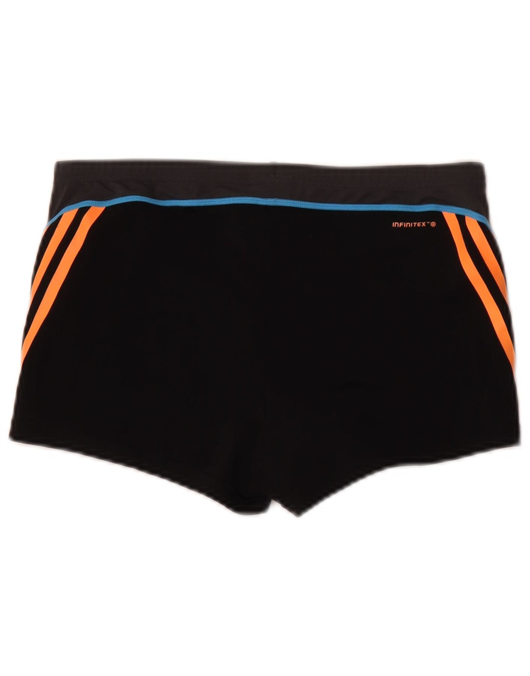 Męskie spodenki kąpielowe Adidas Infinitex UK 38 Mały czarny poliester