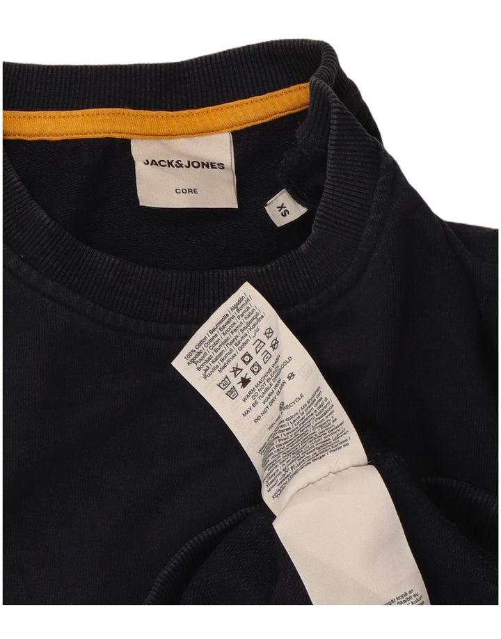 Bluza męska Jack & Jones, sweter XS, granatowa, bawełniana