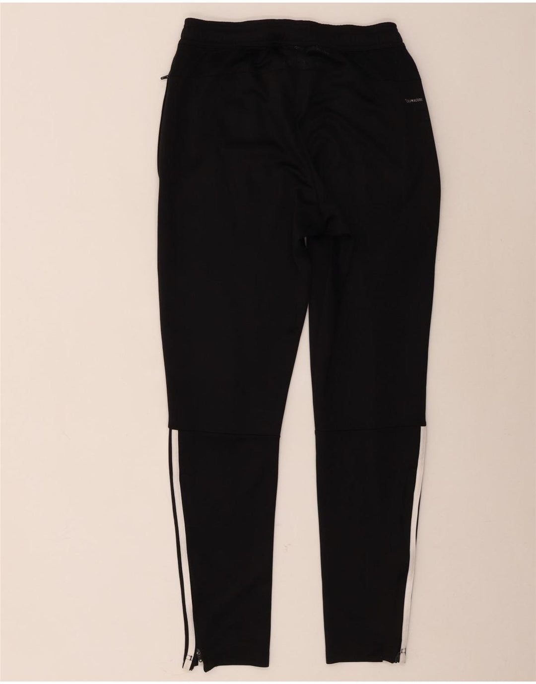 Męskie spodnie dresowe Adidas Climacool, małe, czarne, poliestrowe