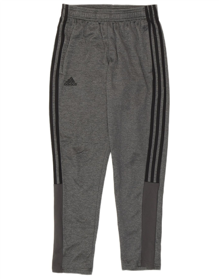 Chłopięce spodnie dresowe Adidas Climawarm 11-12 lat, szary poliester