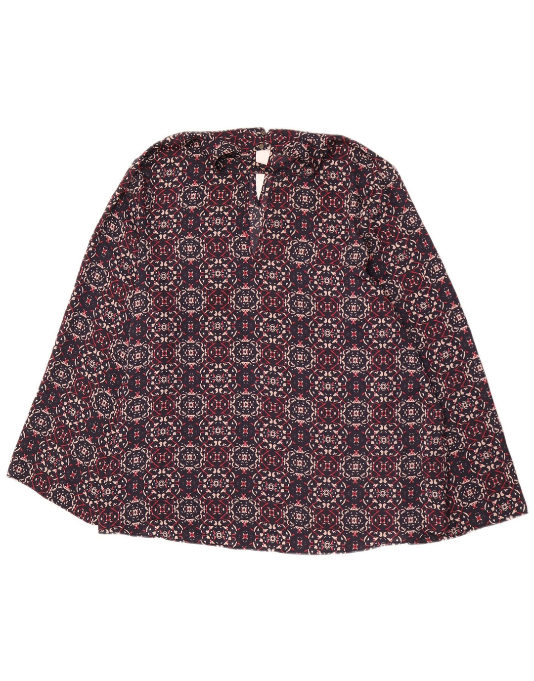 Bluzka damska Marks & Spencer w abstrakcyjny wzór, UK 22 3XL, granatowa