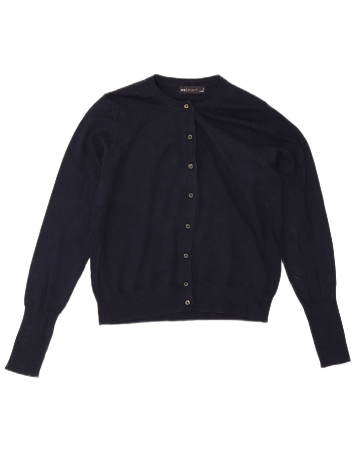 Sweter damski Marks & Spencer UK 12, średni granatowy, wiskoza
