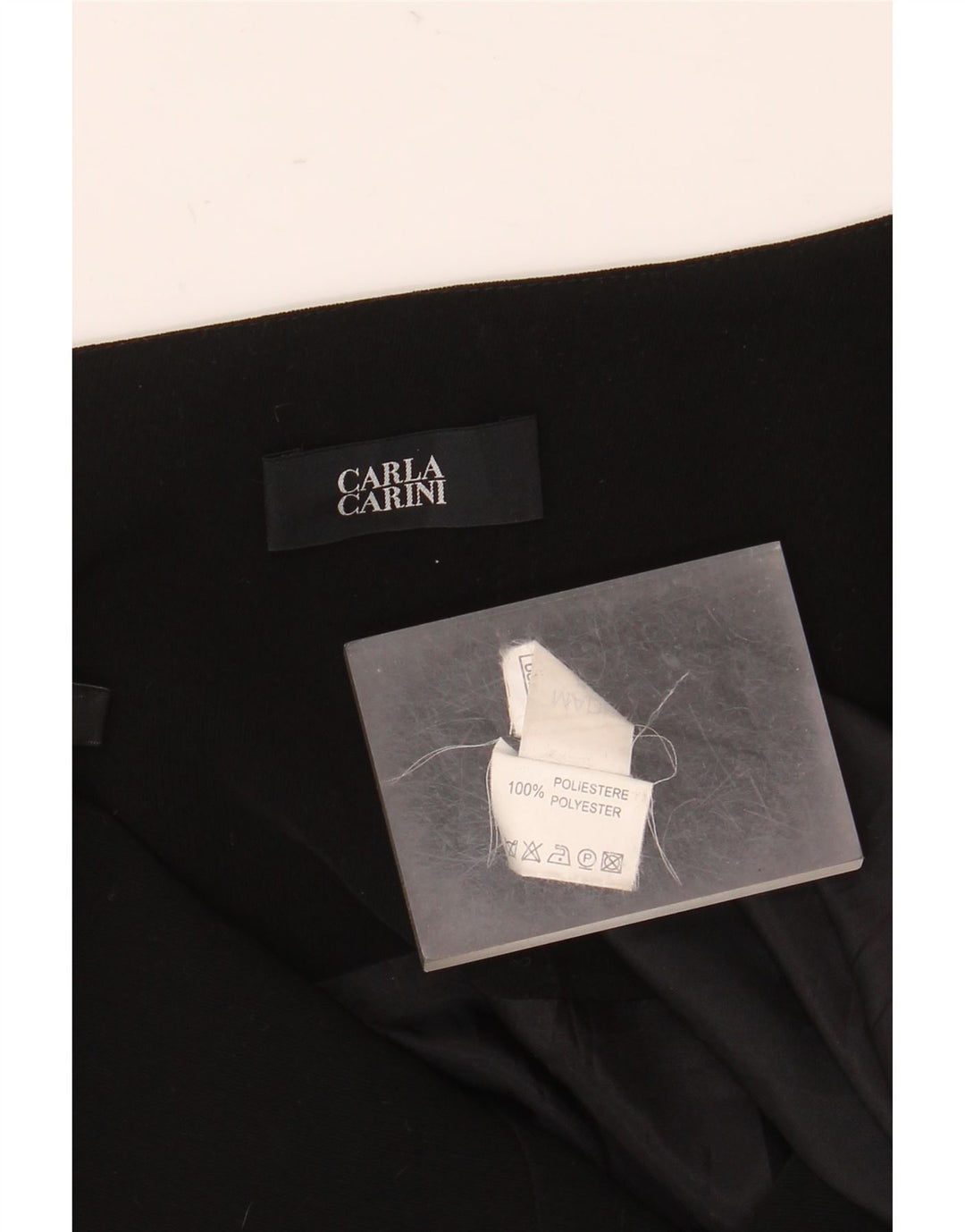 Spódnica damska Carla Carini o linii A UK 8 Small W28 Czarny poliester