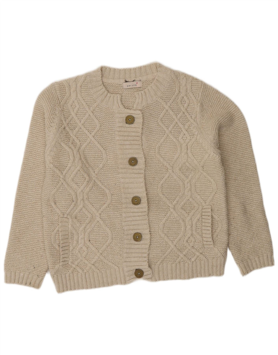 Sweter damski Marks & Spencer Per Una Cardigan UK 16, duży w kolorze złamanej bieli