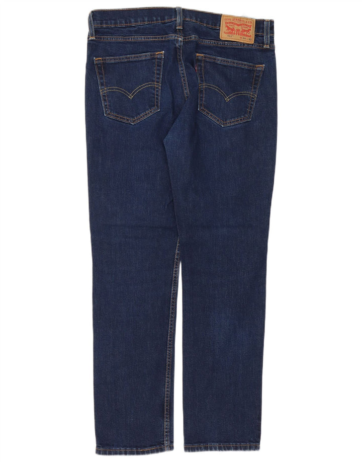 Męskie jeansy LEVI'S 511 Slim W34 L30 Niebieska bawełna