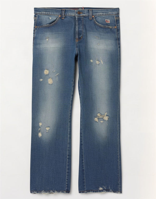 Damskie dżinsy Roy Rogers Bootcut W34 L32 Niebieskie bawełniane