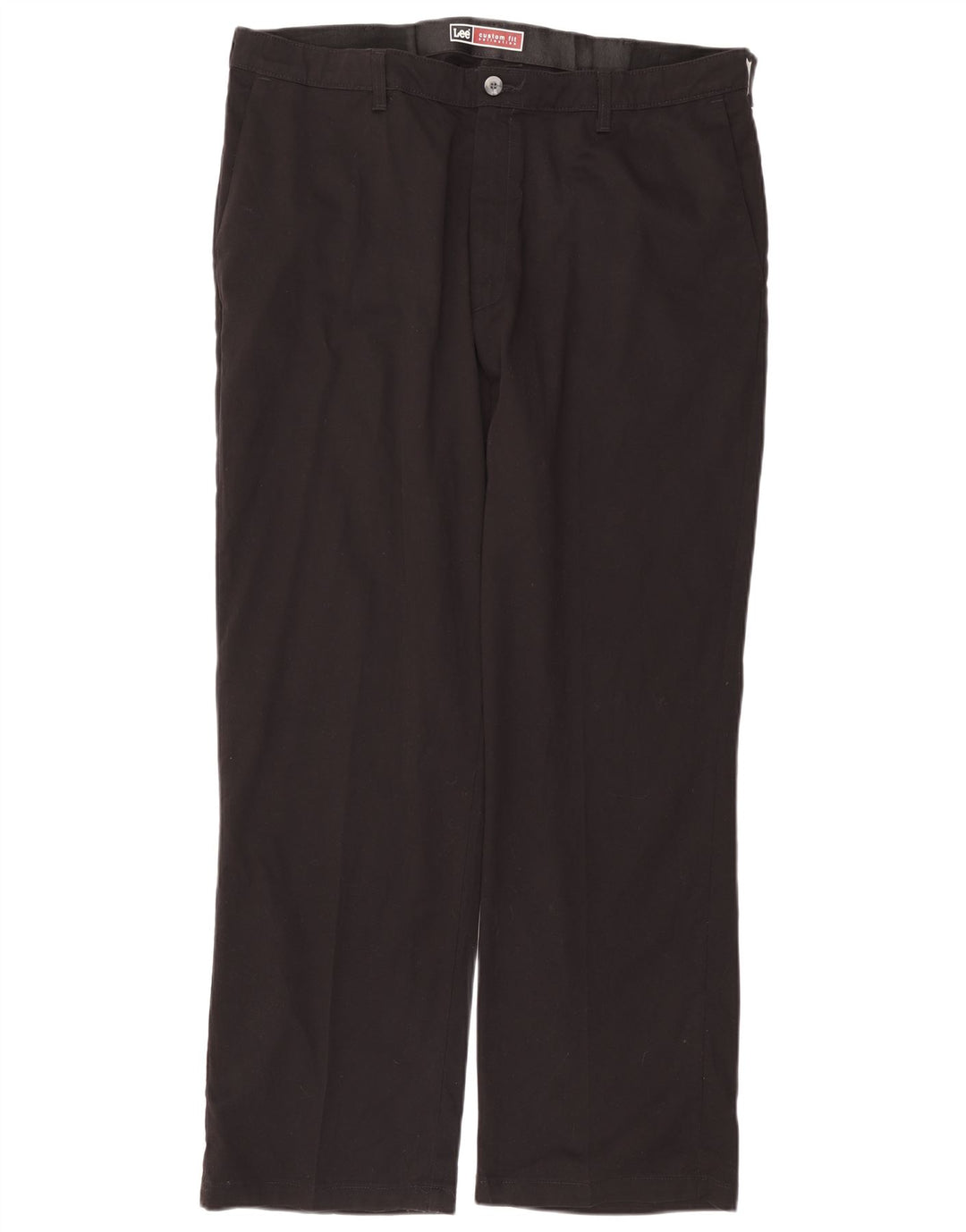 Męskie proste spodnie chino LEE W40 L32, czarne, bawełniane