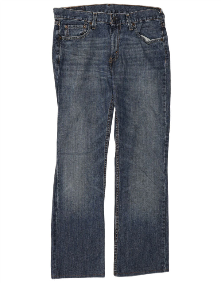 Męskie jeansy Levi's 527 Slim Bootcut W30 L32 Niebieska bawełna