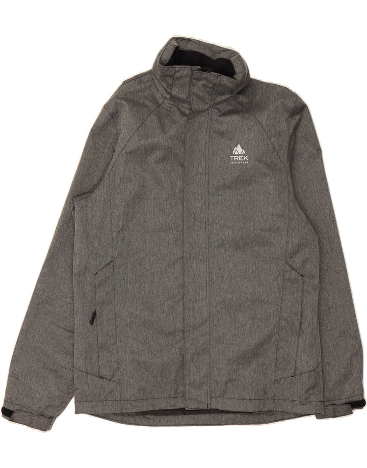 CRIVIT Mens Rain Jacket UK 42 XL Grey Polyester Vintage Crivit and Second-Hand Crivit from Messina Hembry 