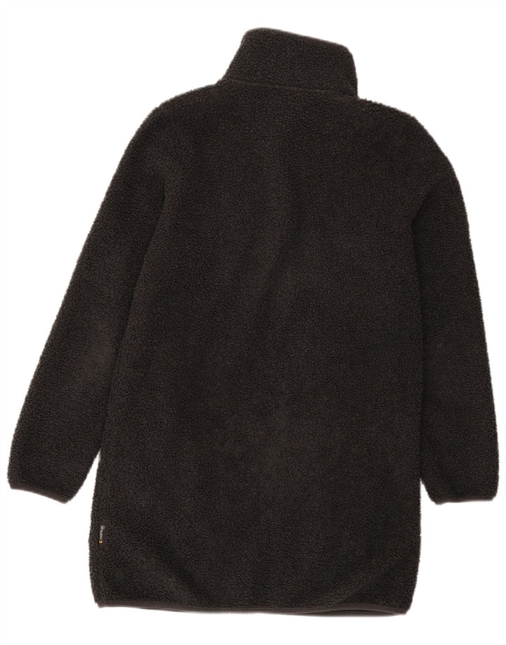 Damski płaszcz polarowy oversize Jack Wolfskin UK 6 XS, szary poliester