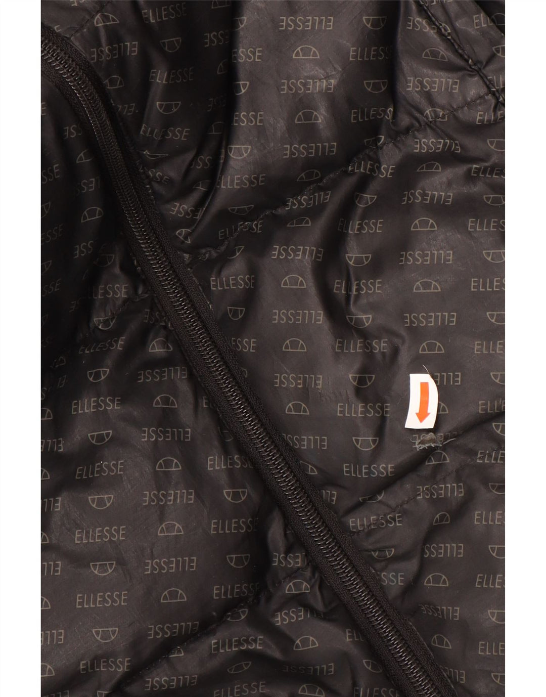 Wyściełana kurtka chłopięca z kapturem i grafiką ELLESSE 12-13 lat, czarna, poliester
