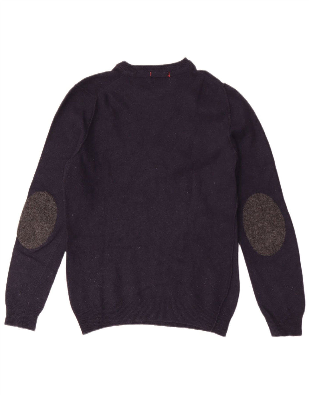 Woolrich Męski sweter z okrągłym dekoltem, mały, granatowy, wełniany