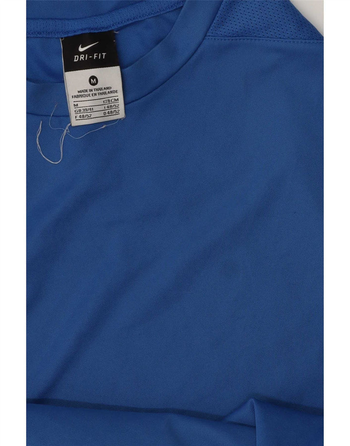 Męska koszulka Nike Dri Fit Top UK 39/41 Średni Niebieski