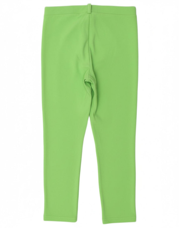 VINTAGE Womens Leggings Medium  Green