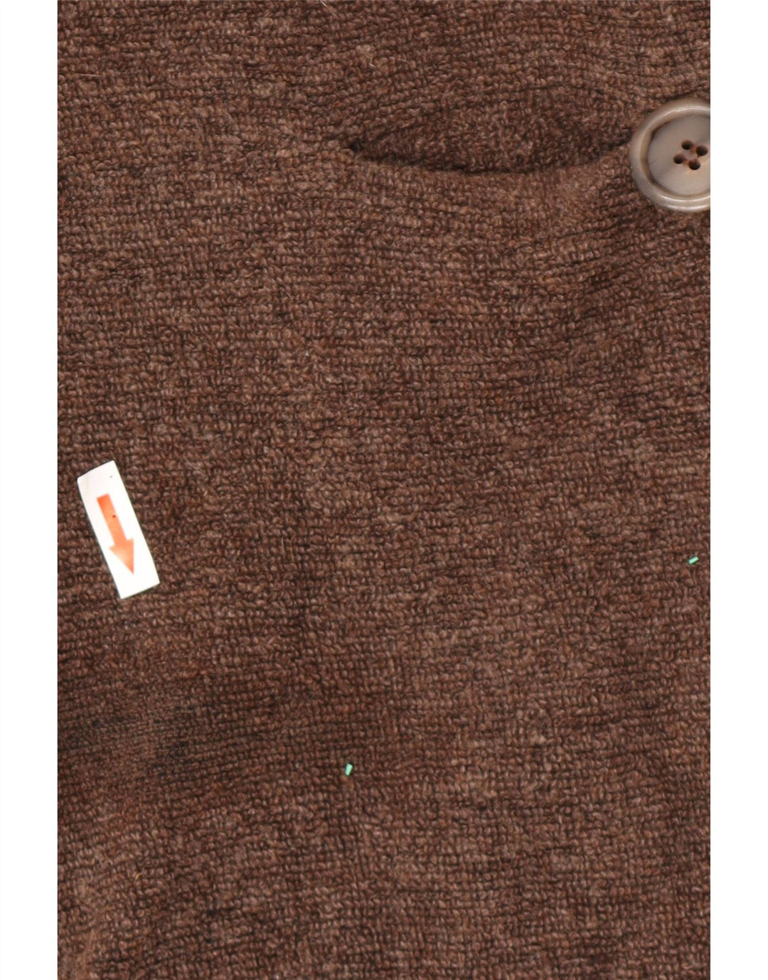 Płaszcz damski w stylu vintage UK 14 Średni brązowy wełniany