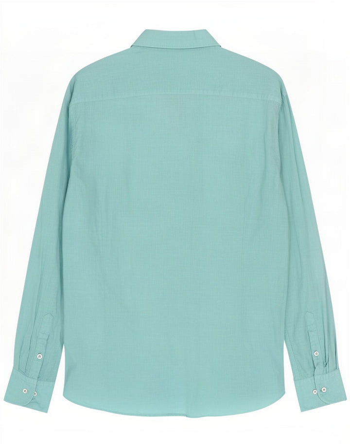 Koszula męska Massimo Dutti XL, niebieska, lniana