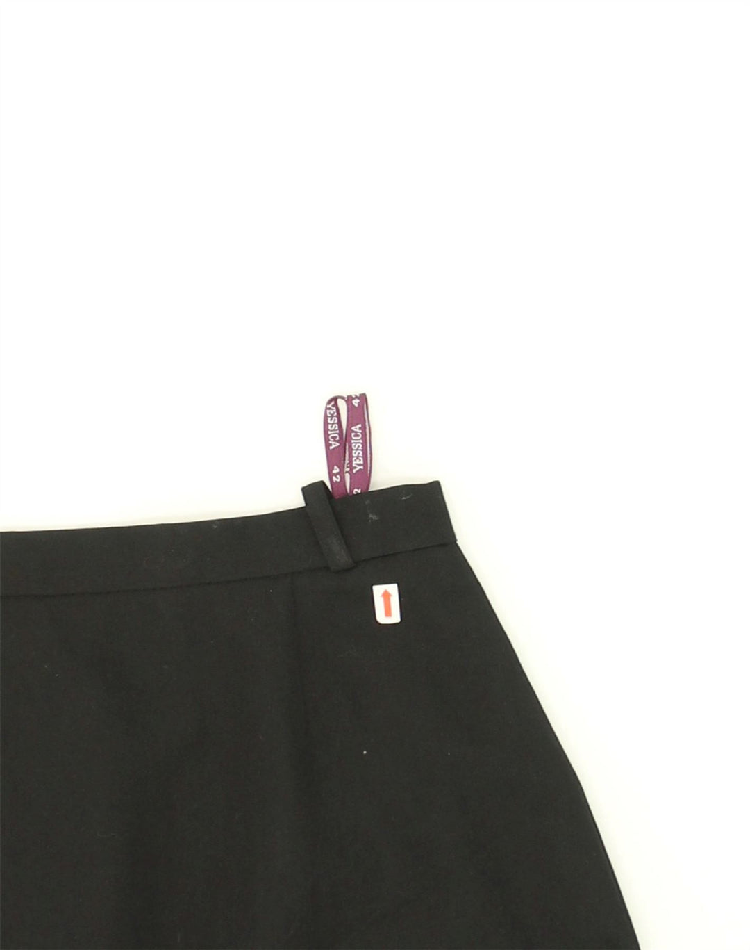 YESSICA Womens Straight Skirt IT 42 Medium W28  Black Polyester | Vintage Yessica | Thrift | Second-Hand Yessica | Used Clothing | Messina Hembry 
