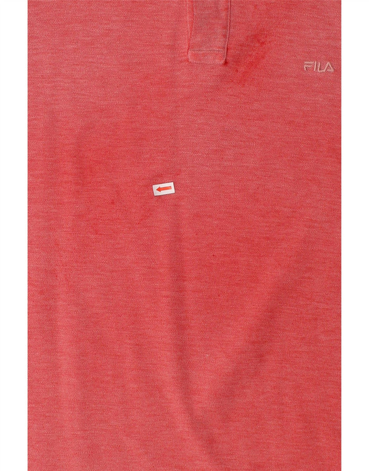 FILA Mens Polo Shirt IT 54 XL Red Cotton Vintage Fila and Second-Hand Fila from Messina Hembry 