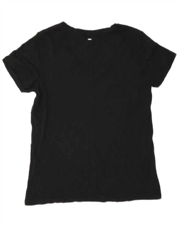 Damska koszulka oversize Superdry Top UK 8, mała, granatowa, bawełniana