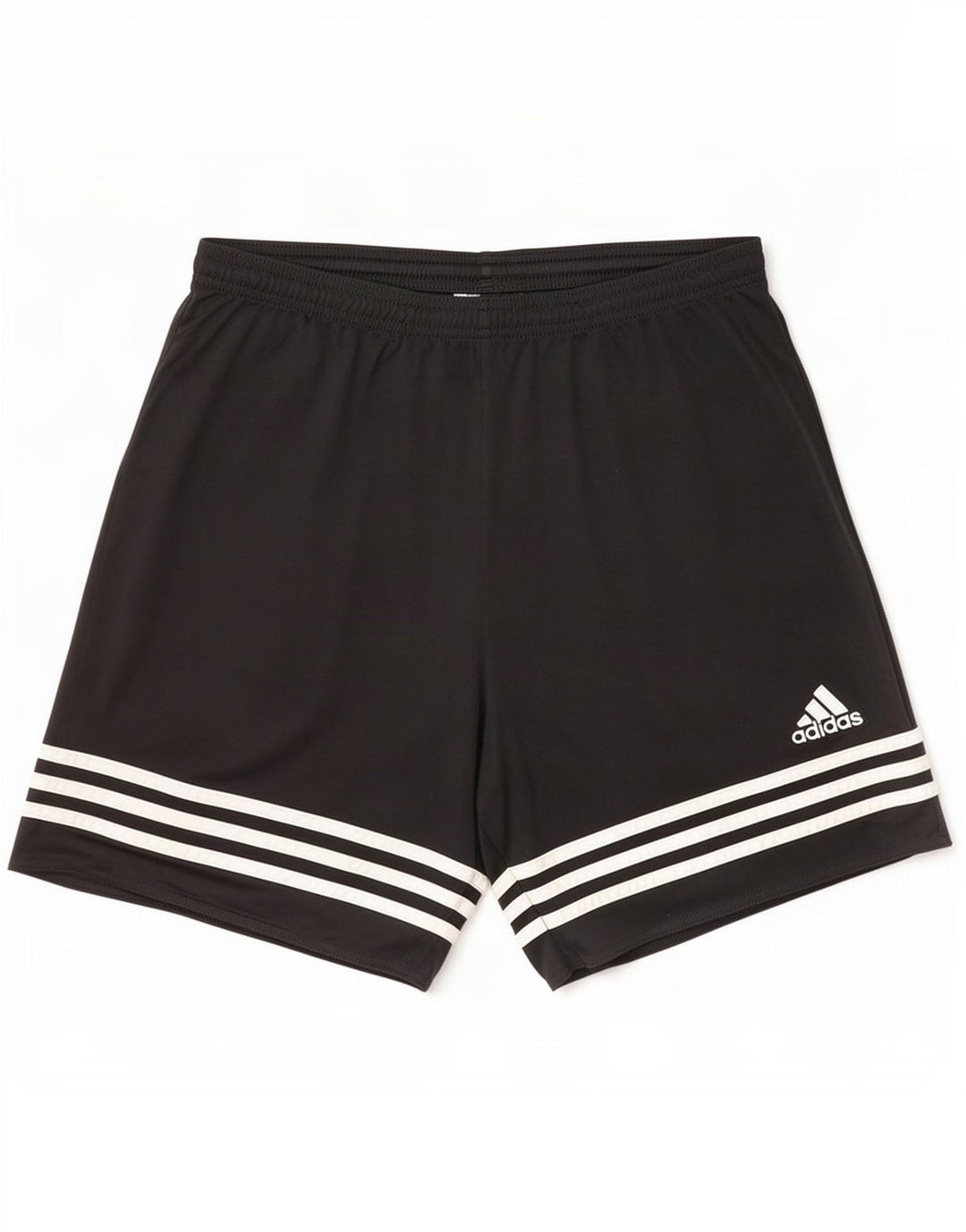 Męskie spodenki sportowe Adidas Climalite, duże, czarne, poliestrowe paski