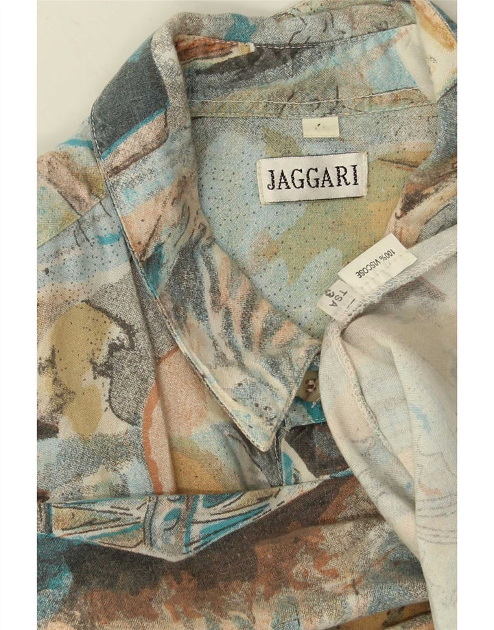 Koszula męska Vintage, duża, wielobarwna, patchworkowa wiskoza