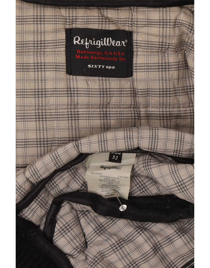 Męska ocieplana kurtka z kapturem Refrigiwear IT 52, duży granatowy poliester