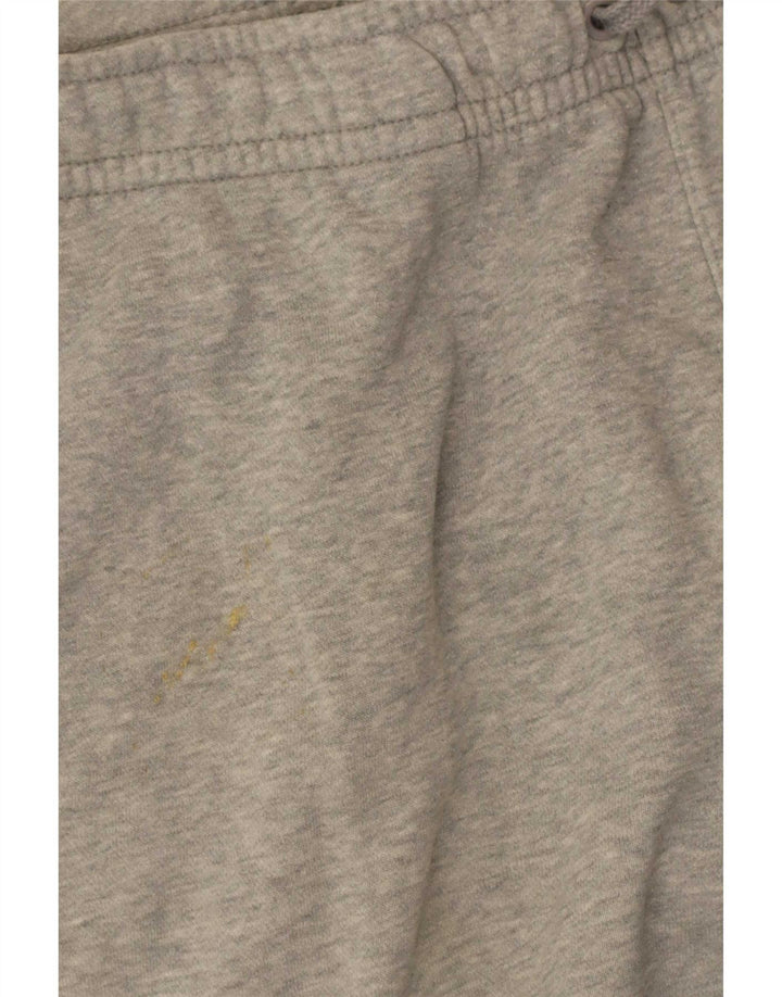 Męskie spodnie dresowe Nike, duże, szare, bawełniane w cętki