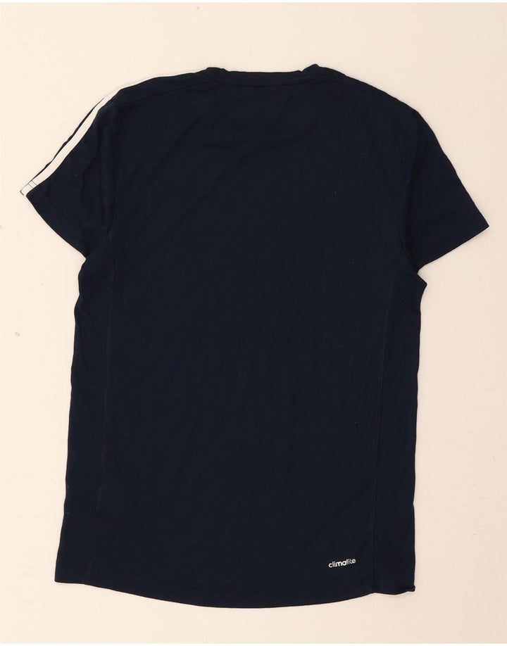 Adidas Męska koszulka Climalite Top, mała, granatowa, z poliestru
