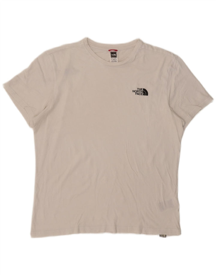T-shirt męski THE NORTH FACE, duży, biały, bawełniany