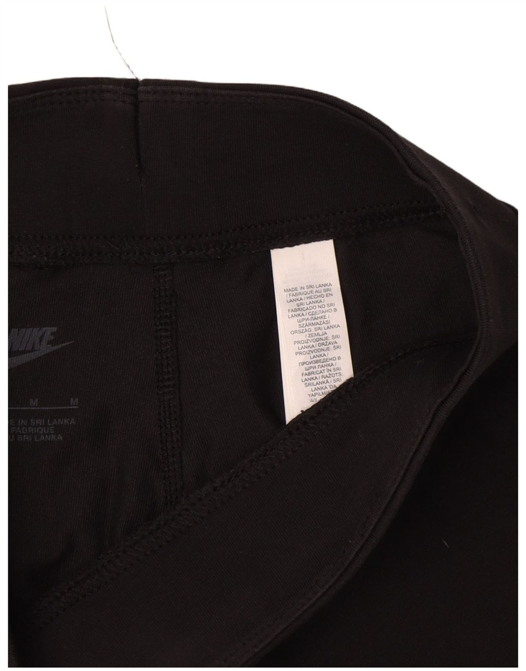 Damskie legginsy Nike Graphic UK 14, średnie czarne, bawełniane