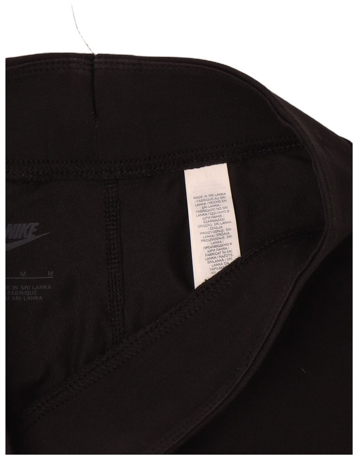 Damskie legginsy Nike Graphic UK 14, średnie czarne, bawełniane