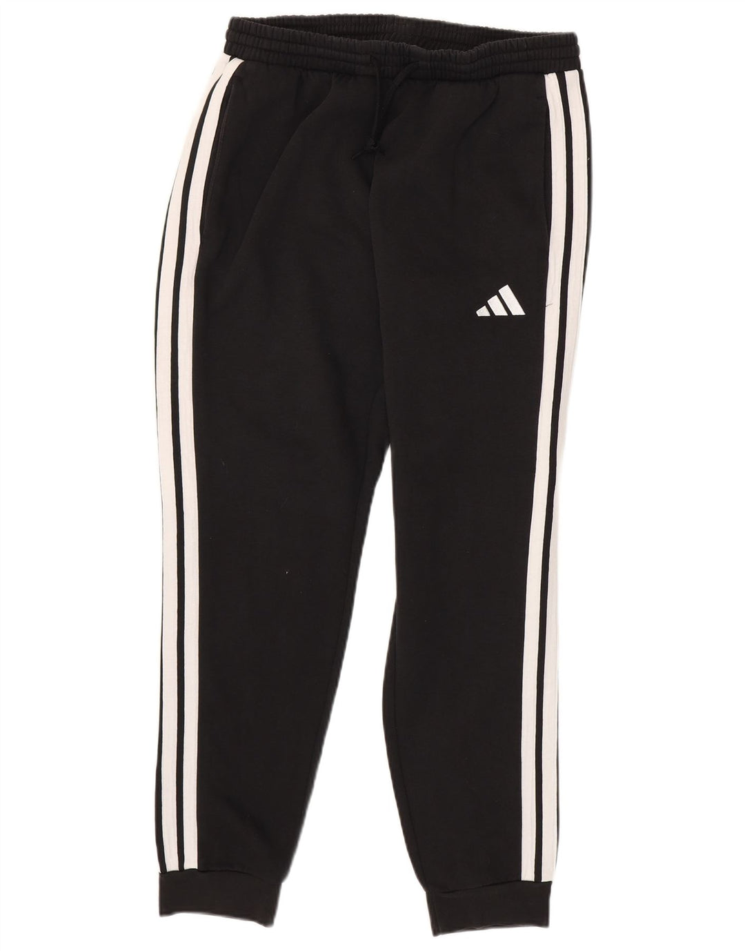 Męskie spodnie dresowe Adidas, średnie czarne, bawełniane