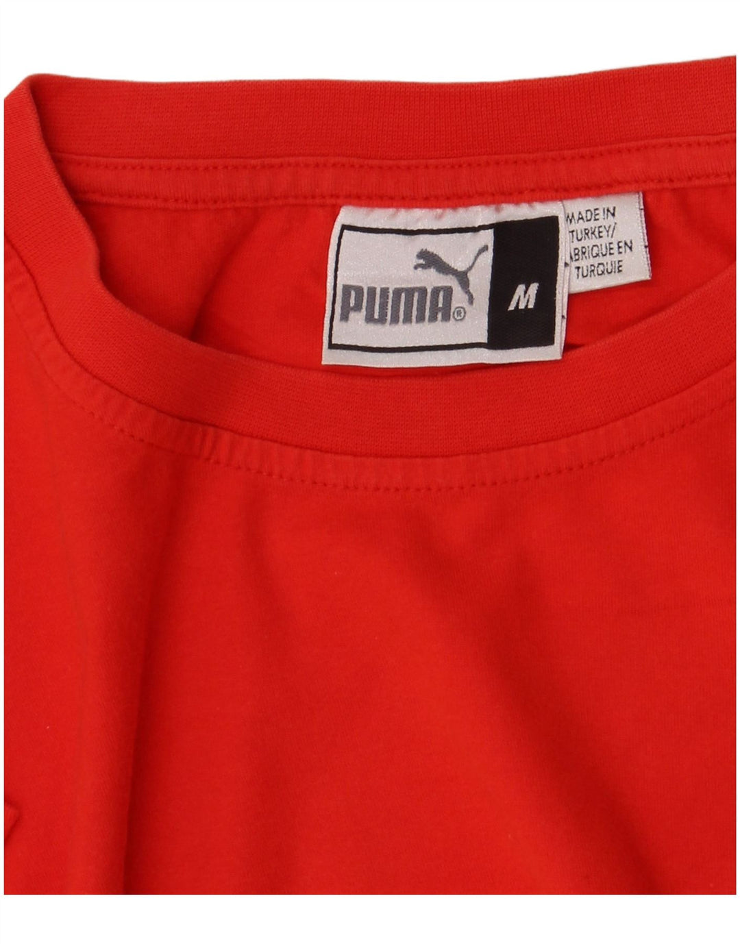 Męski T-shirt z grafiką Puma, średni czerwony