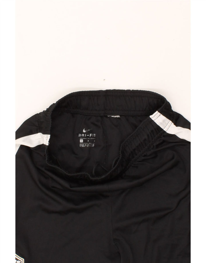 NIKE Boys Dri Fit Sport Shorts 12-13 Years Large Black Polyester Vintage Nike and Second-Hand Nike from Messina Hembry 