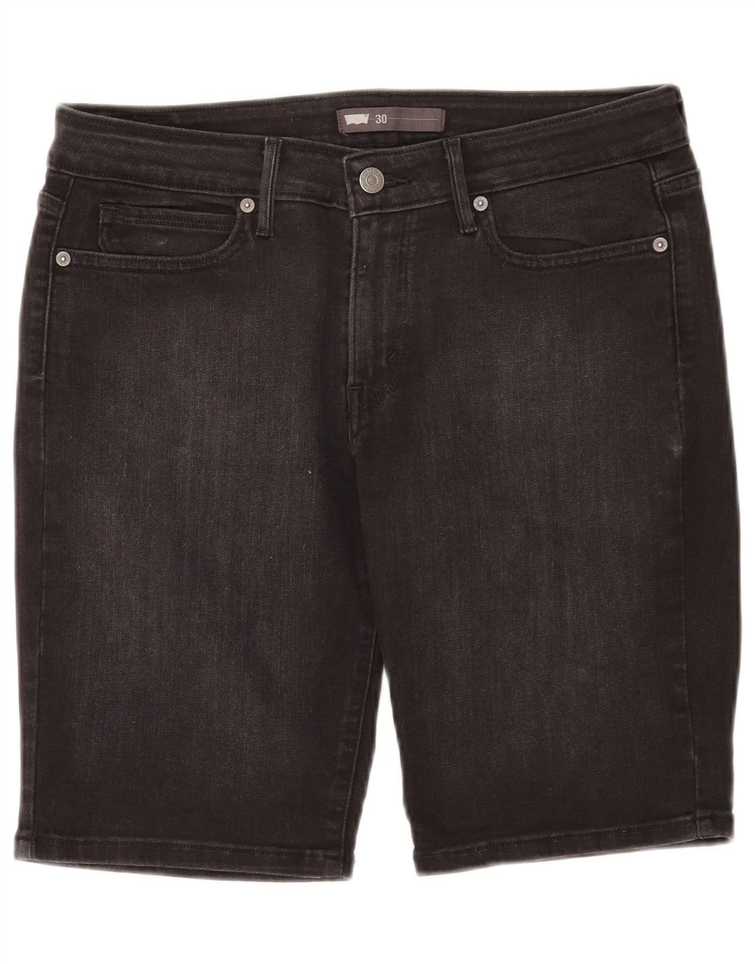 Męskie spodenki jeansowe Levi's W30, średnia czarna bawełna