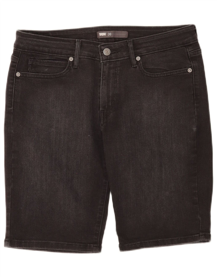 Męskie spodenki jeansowe Levi's W30, średnia czarna bawełna