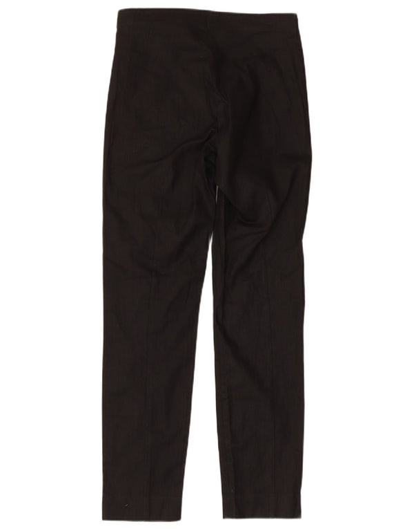 Cos Damskie proste spodnie chino EU 34 XS W26 L26 Czarna bawełna