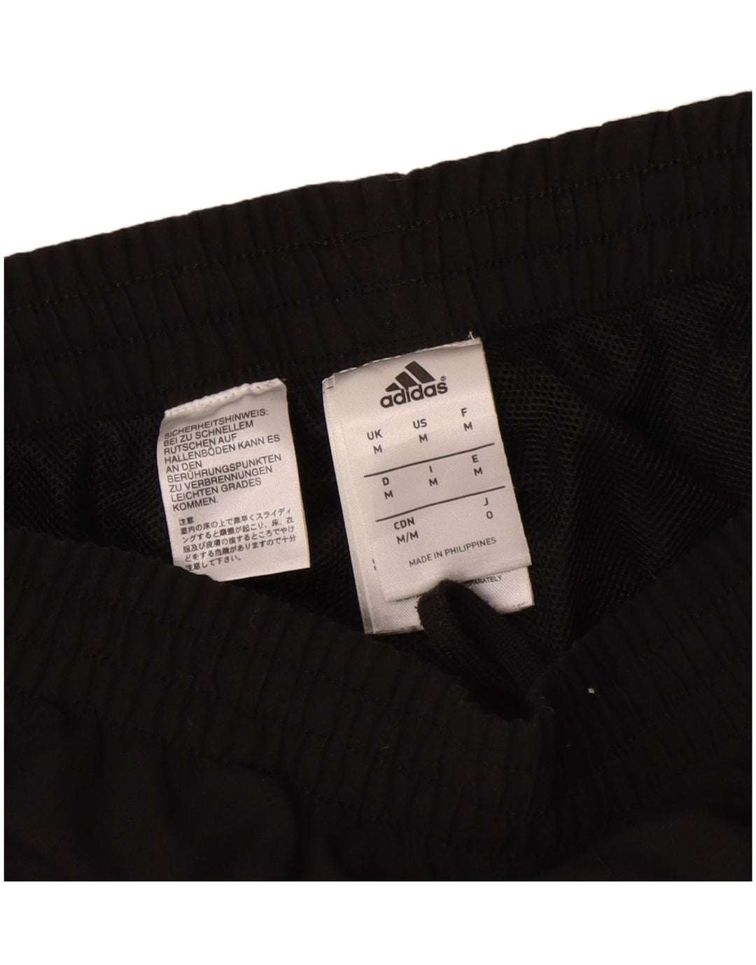 Adidas Męskie spodnie dresowe Joggery Średni czarny poliester