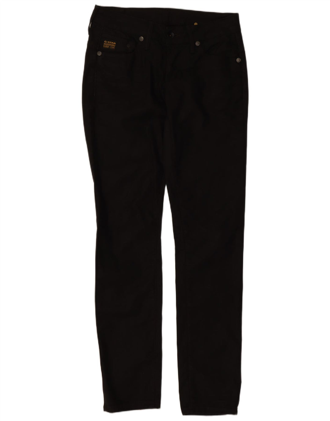 Damskie jeansy slim G-Star W30 L32 Czarne bawełniane