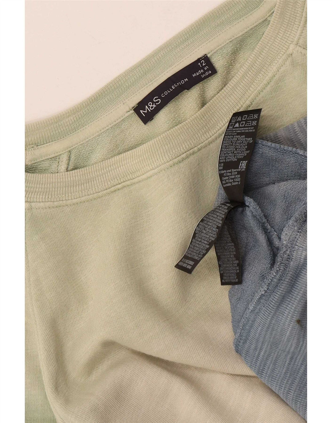 Damski sweter dresowy Marks & Spencer UK 12 w kolorze średniozielonym