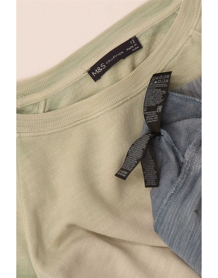 Damski sweter dresowy Marks & Spencer UK 12 w kolorze średniozielonym