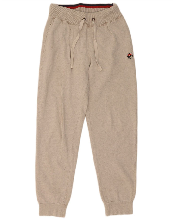 Męskie spodnie dresowe Fila Joggers Small, szare, bawełniane