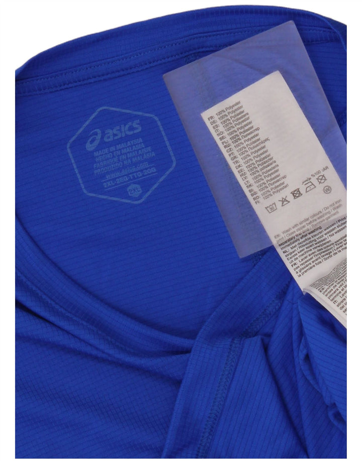 Męska koszulka Asics Top 2XL Niebieski poliester