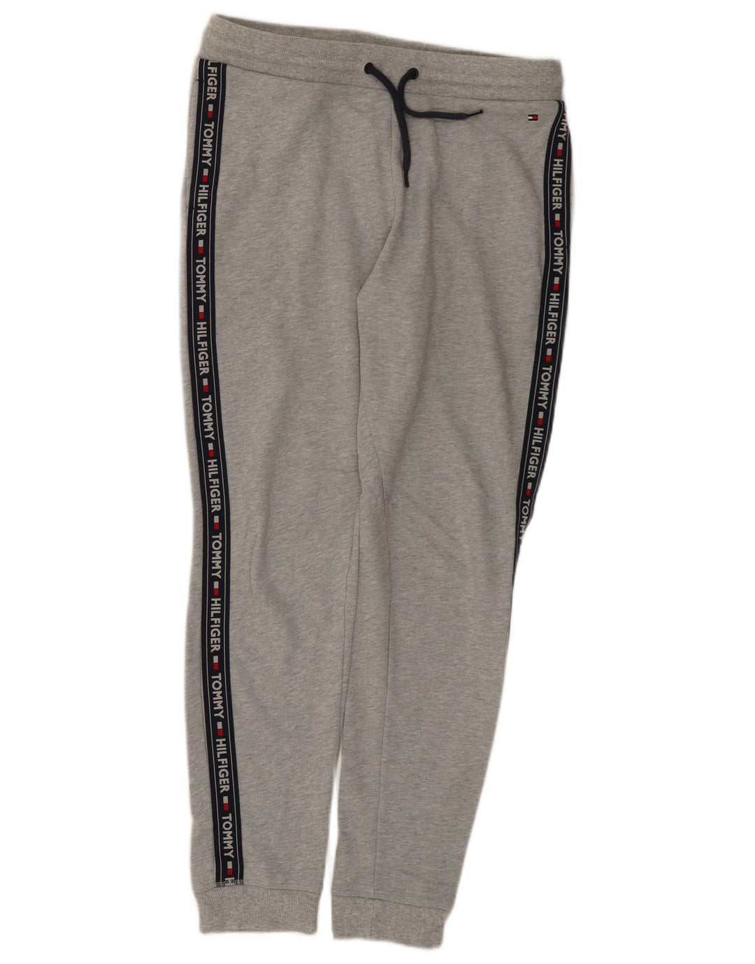Męskie spodnie dresowe Tommy Hilfiger Joggery w dużych szarych blokach kolorów
