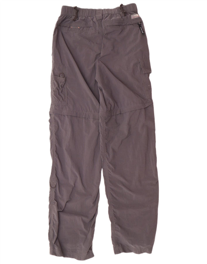 Męskie proste spodnie cargo THE NORTH FACE, małe W28 L33, szary nylon