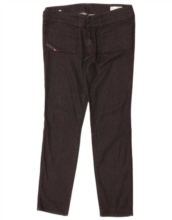 Diesel Damskie Husky Slim Jeans W30 L30 Czarna bawełna
