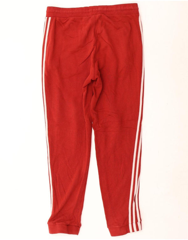 Adidas Męskie Spodnie Dresowe Joggery Małe Czerwone Bawełniane